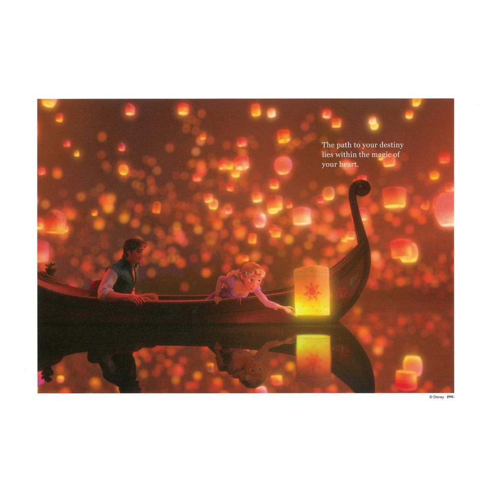 公式 ショップディズニー ラプンツェル 額絵a3