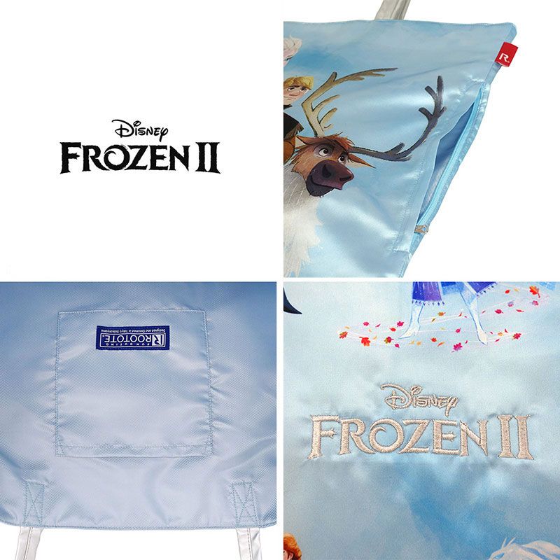 公式 ショップディズニー Rootote アナと雪の女王2 ビッグトートバッグ サックス Ip グランデ スカーフ