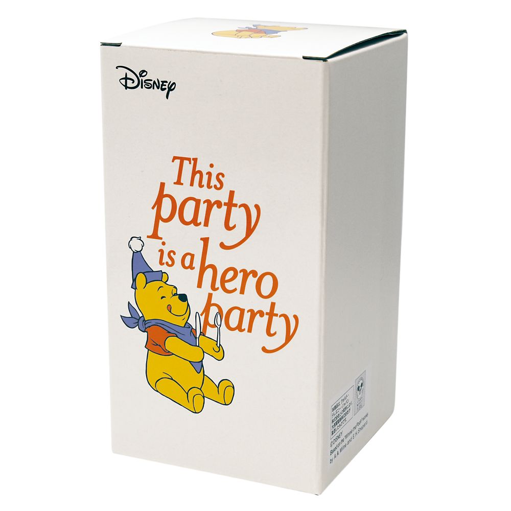 フタ付ステンレスタンブラー POOH PARTY/IVORY