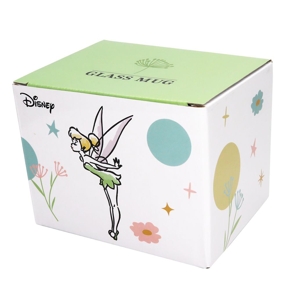 耐熱ガラスマグ TINKER BELL GREEN