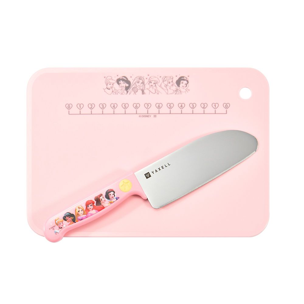 ディズニープリンセス　こども安全包丁シートまな板セット