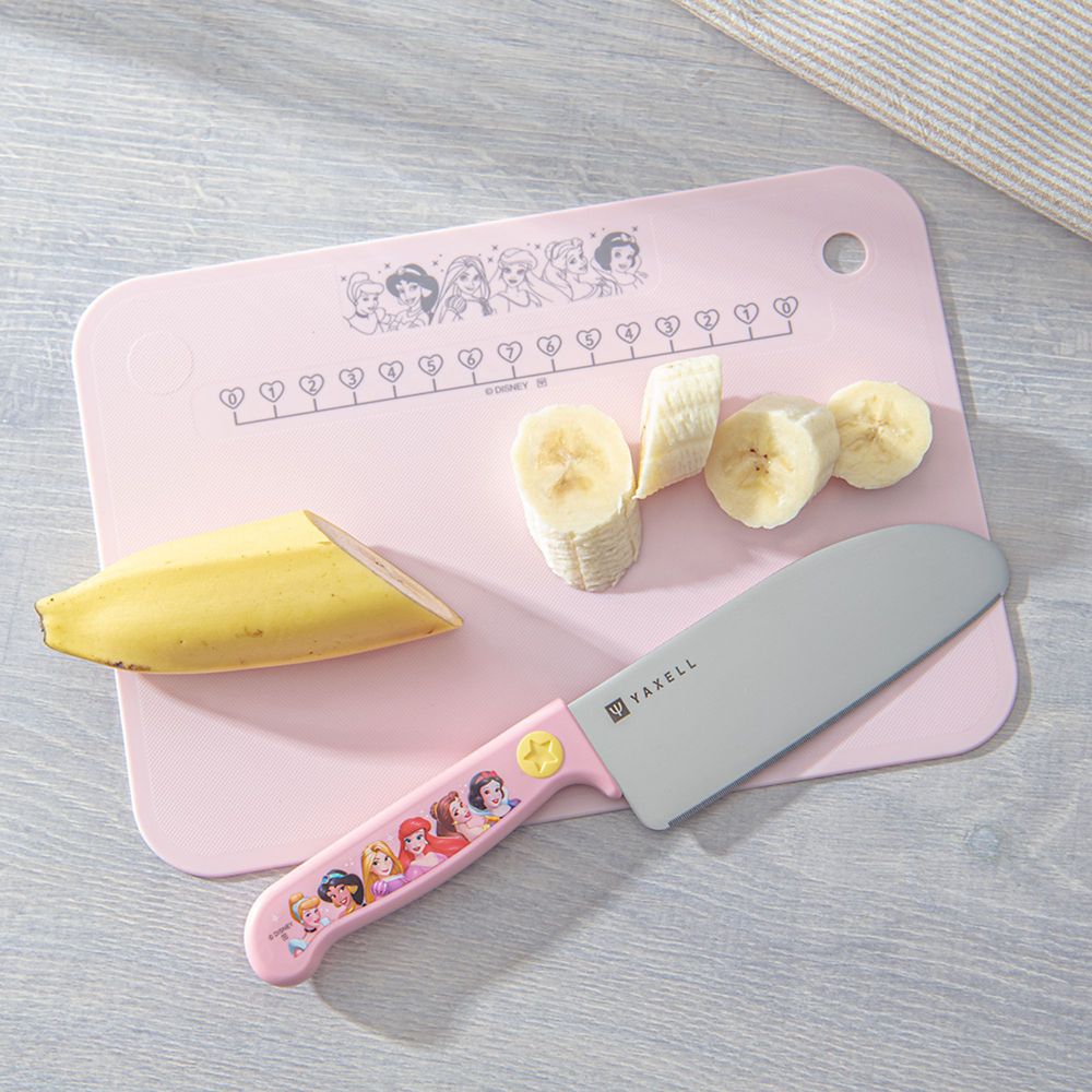 ディズニープリンセス　こども安全包丁シートまな板セット