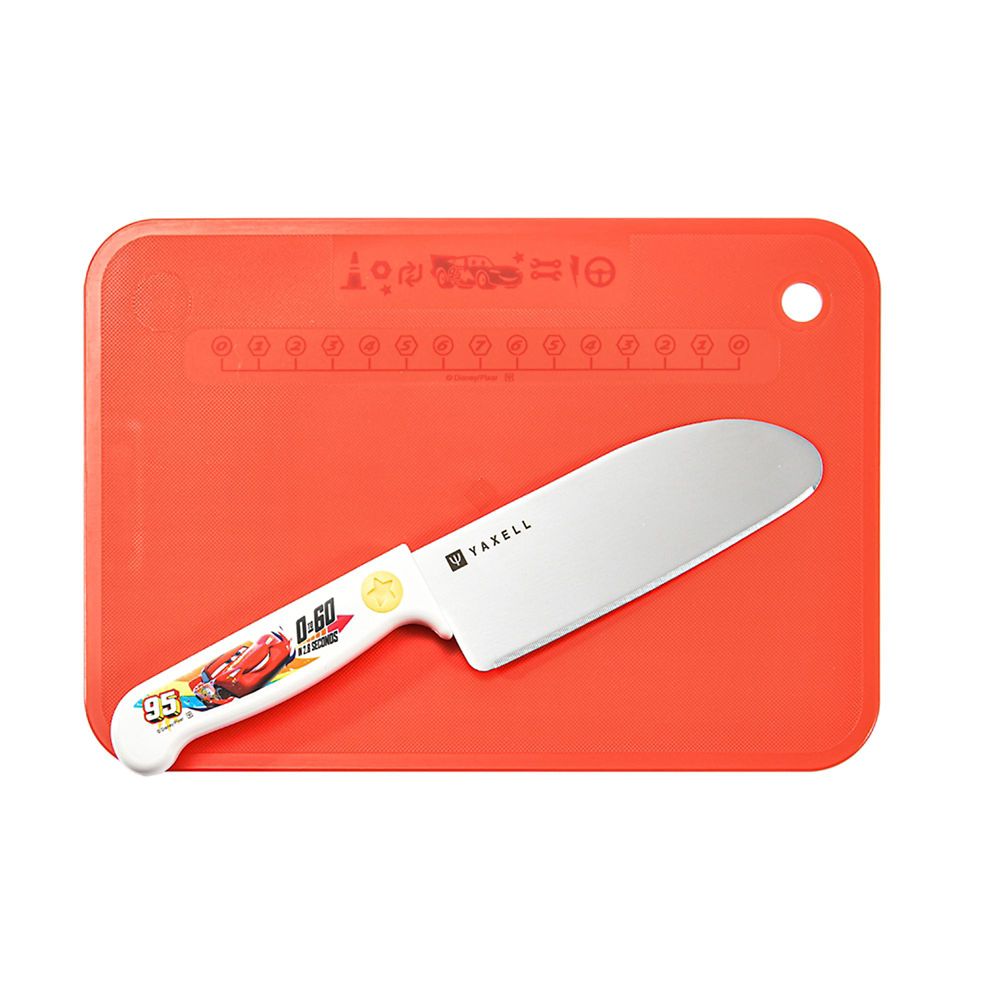 カーズ　こども安全包丁シートまな板セット