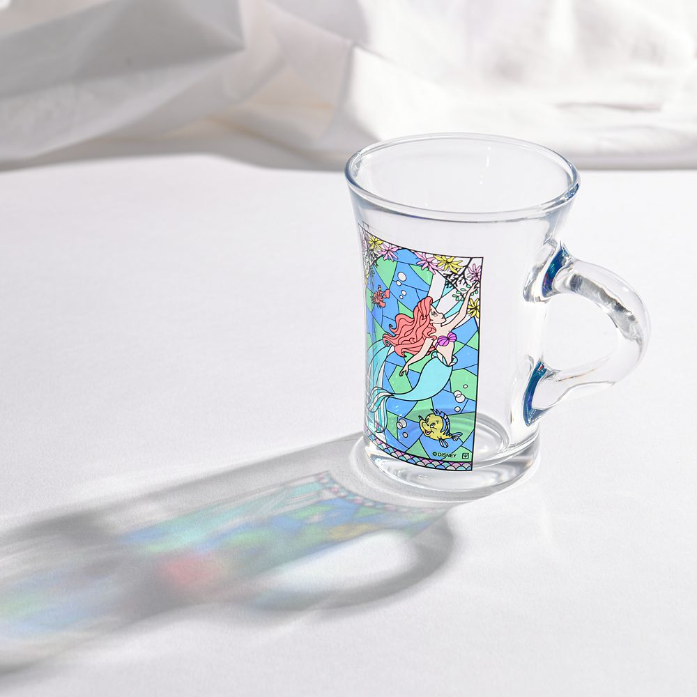 リトルマーメイド　ステンドグラス風マグカップ　２３０ml