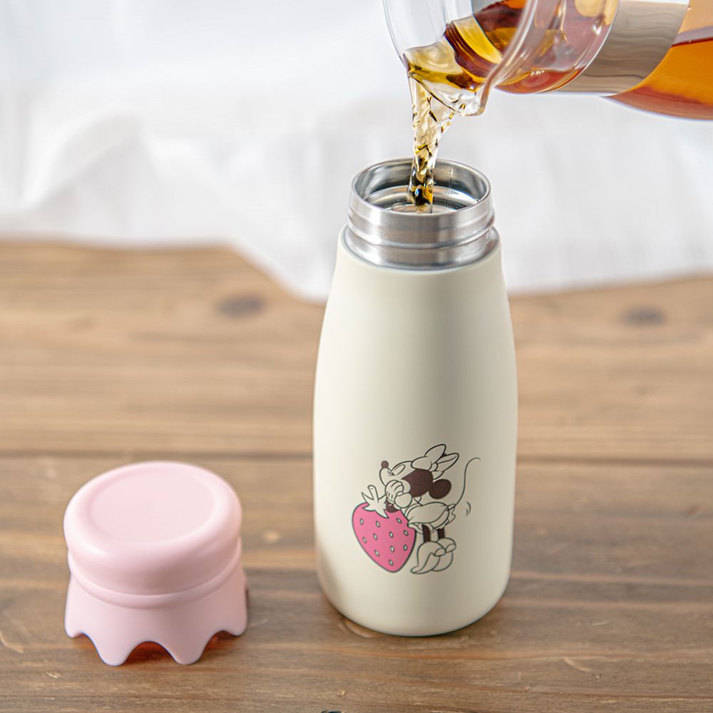 ミニー　牛乳瓶風ステンレスボトル　３２０ml