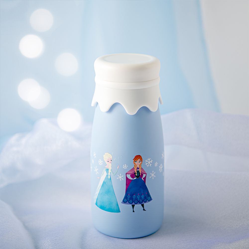 アナと雪の女王　牛乳瓶風ステンレスボトル　３２０ml