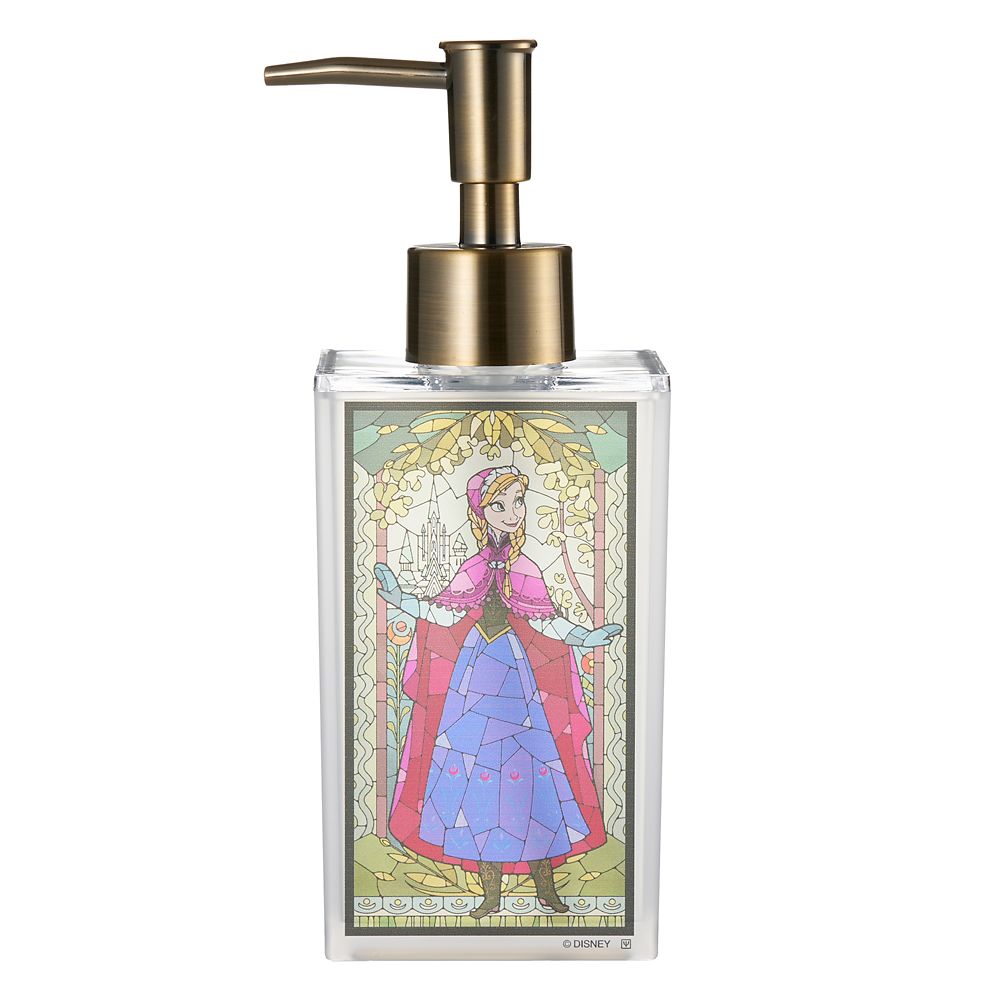 アナ　ステンドグラス風ディスペンサー　液体用　山中塗