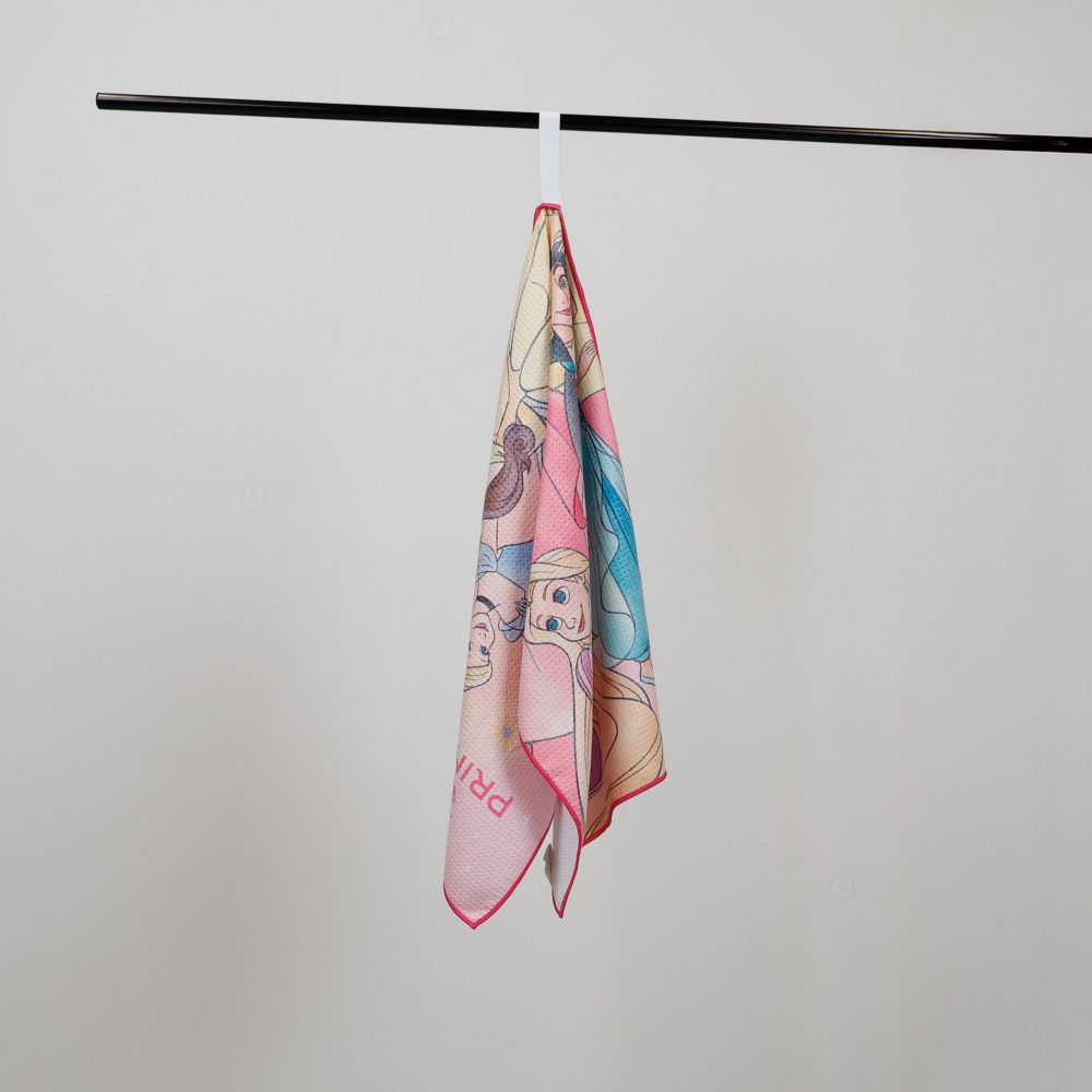 ディズニープリンセス クイックドライジュニアバスタオル チャーミングストーリー