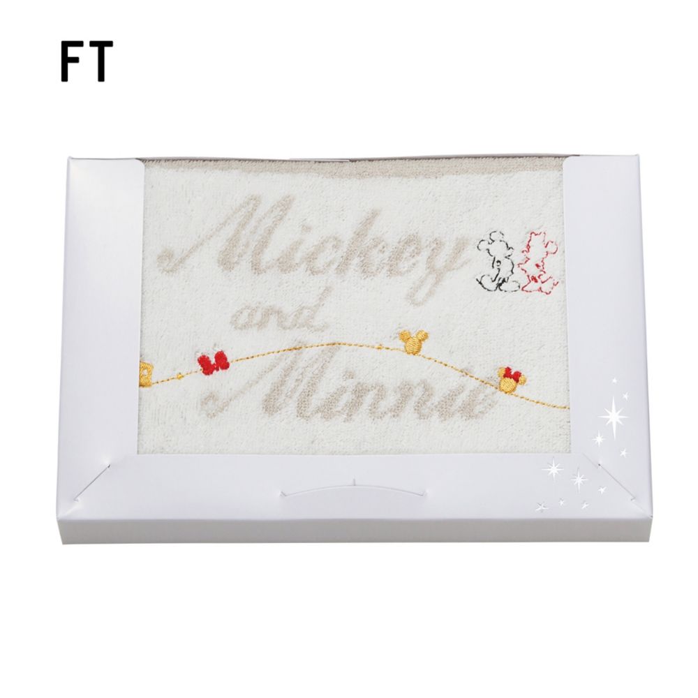 公式 ショップディズニー ミッキーマウス ミニーマウス タオルギフト ウォッシュタオル フェイスタオル バスタオル 4枚セット スターハピネス