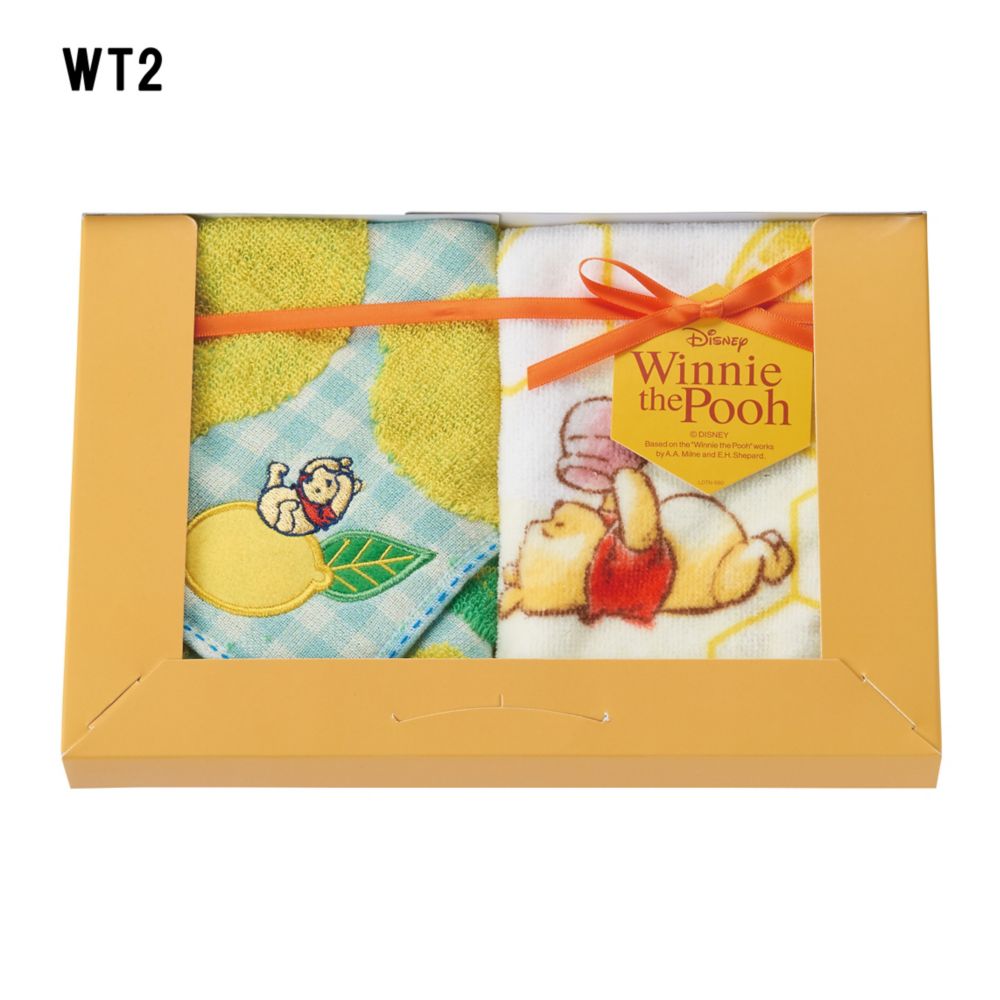 公式 ショップディズニー くまのプーさん タオルギフト ウォッシュタオル フェイスタオル 3枚セット ウィズシトラス