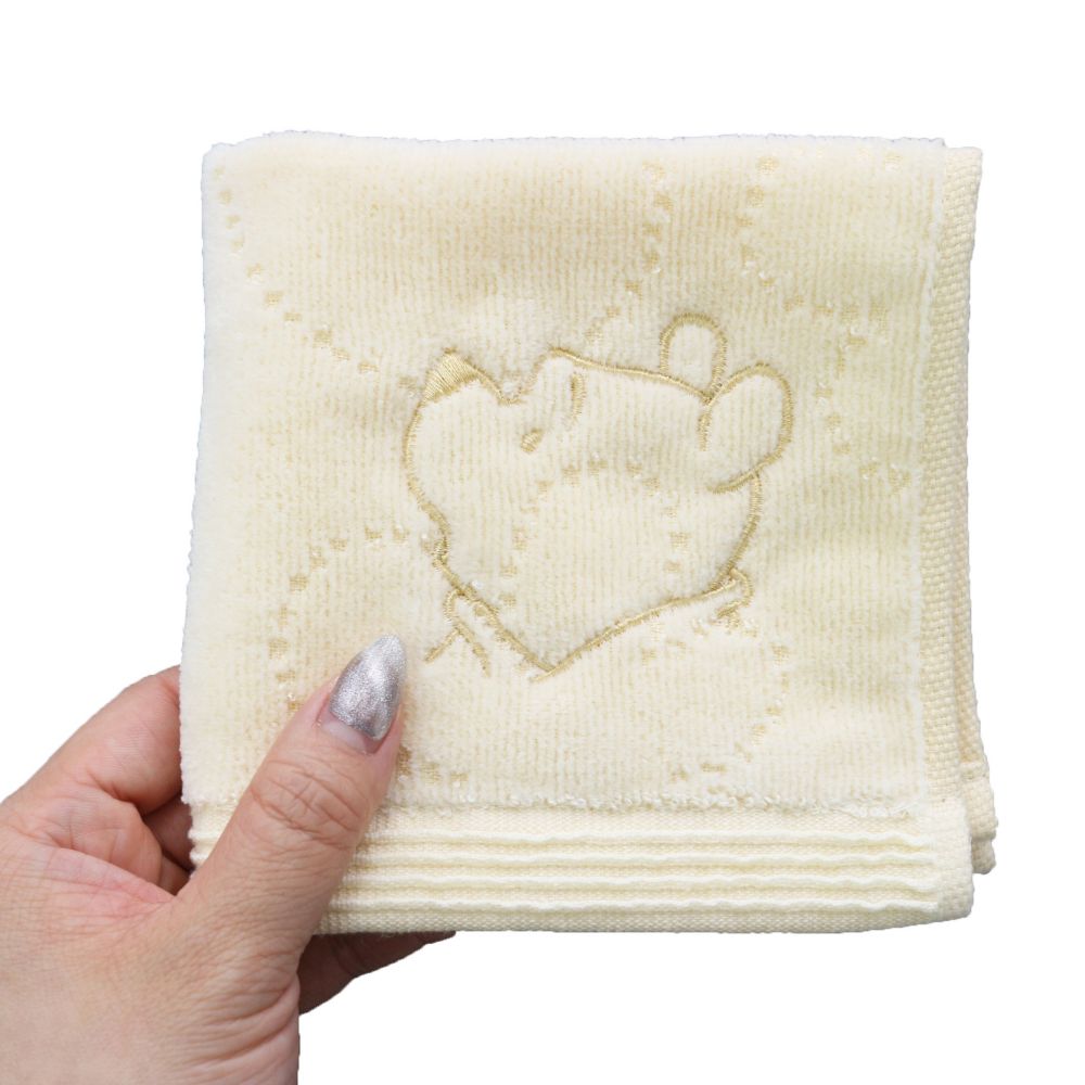 くまのプーさん ミニタオル シンプルイエロー