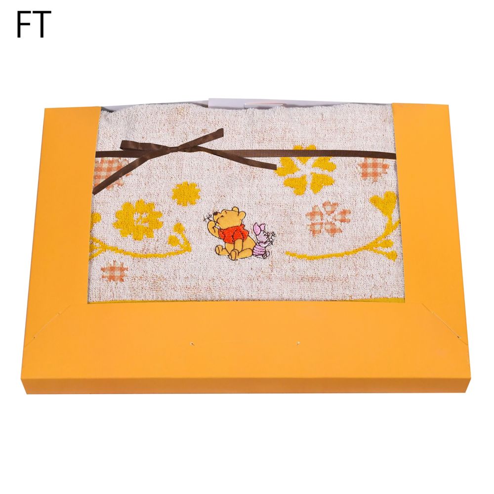 くまのプーさん タオルギフト ウォッシュタオル・フェイスタオル 3枚セット ハニープランタン