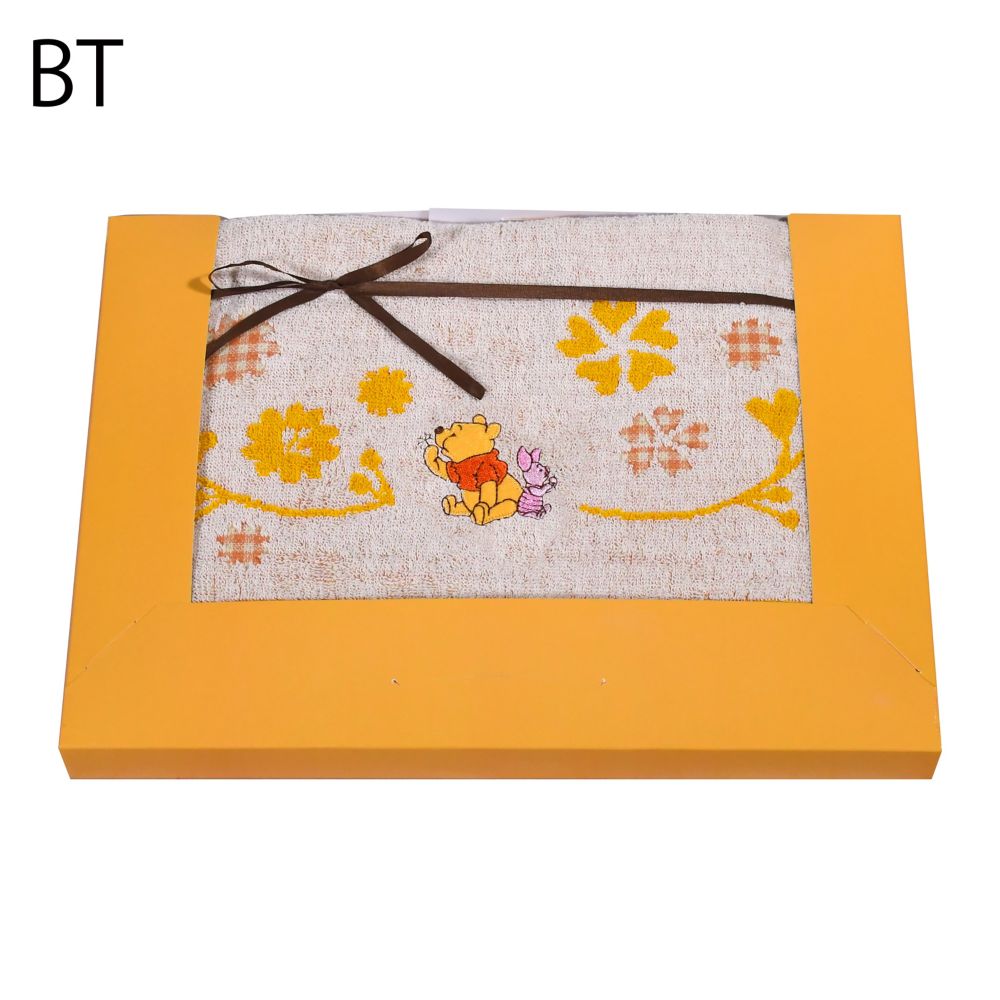 くまのプーさん タオルギフト ウォッシュタオル・フェイスタオル・バスタオル 3枚セット ハニープランタン