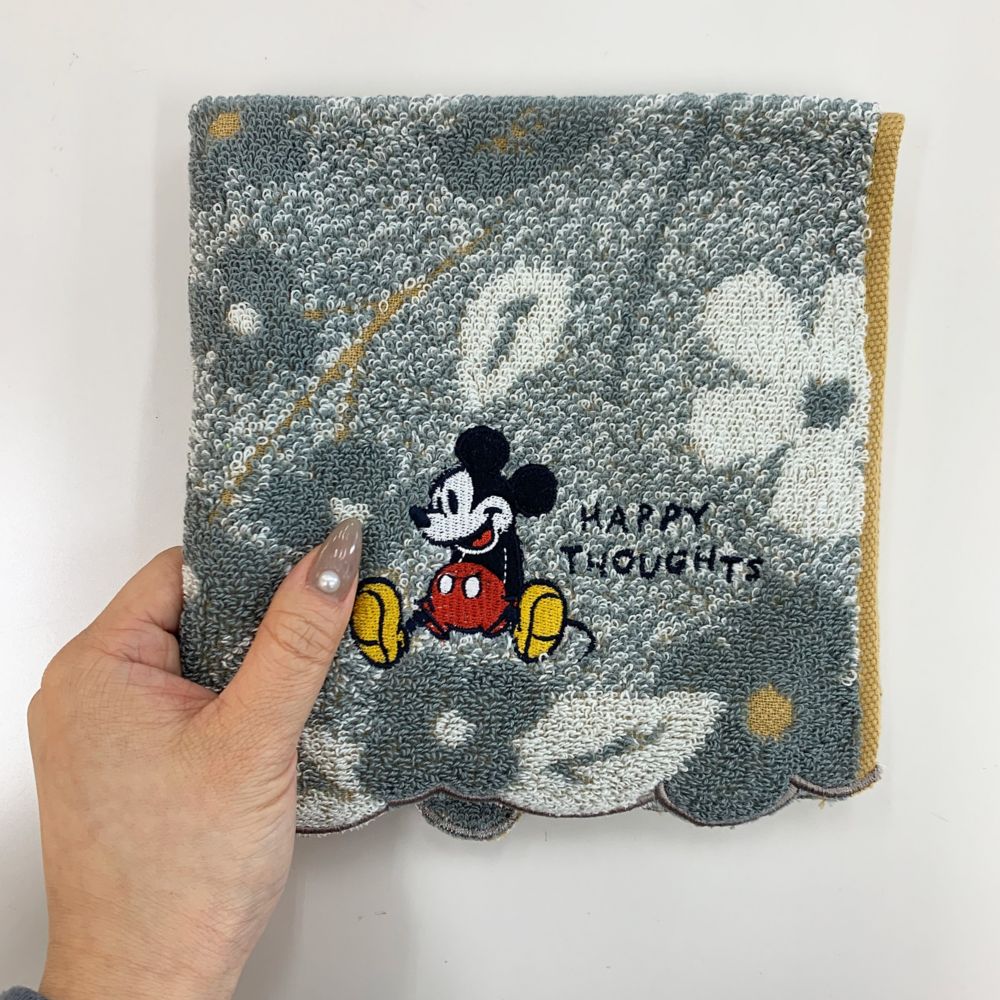 ミッキーマウス ウォッシュタオル ナチュラリーフ