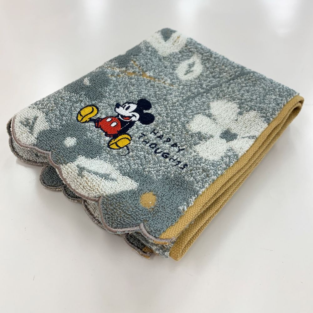 ミッキーマウス フェイスタオル ナチュラリーフ