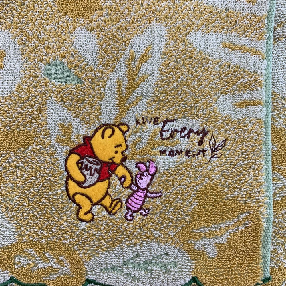 くまのプーさん フェイスタオル ナチュラハニー
