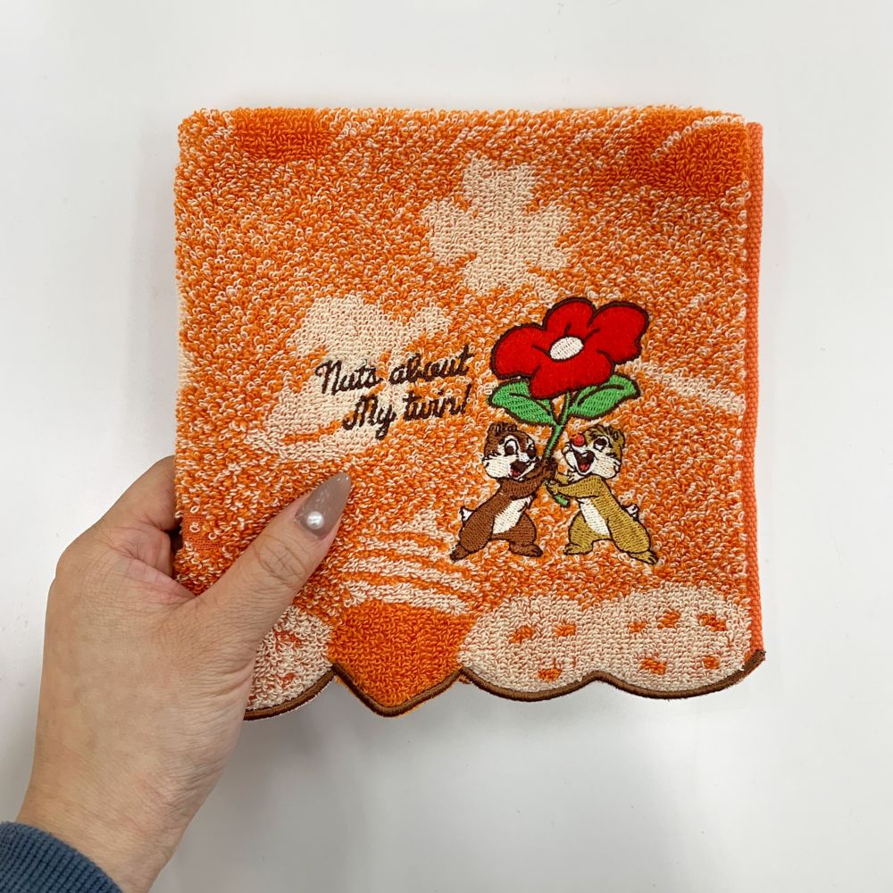 チップ＆デール ウォッシュタオル ナチュラナッツ