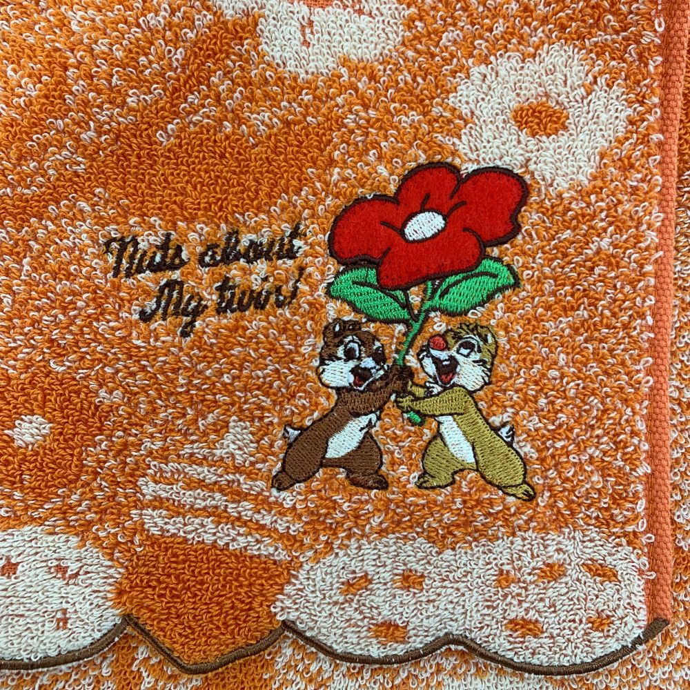 チップ＆デール フェイスタオル ナチュラナッツ