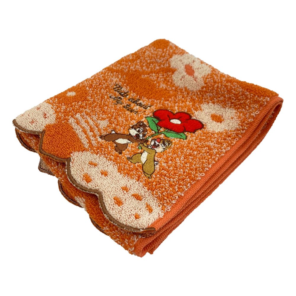 チップ＆デール フェイスタオル ナチュラナッツ