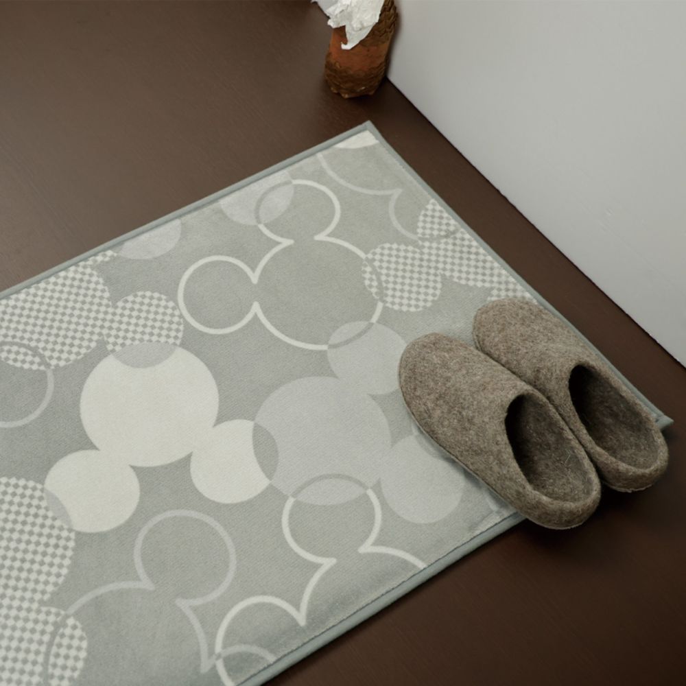 ディズニーデザイン ラグ（小） シンプルシルエット_GRY