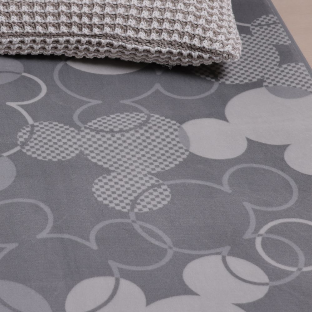 ディズニーデザイン ラグ（大） シンプルシルエット_GRY