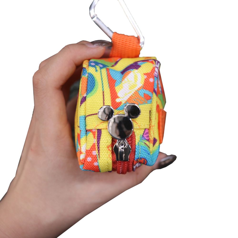 ミッキーマウス コンパクトポーチ イエロースマイル