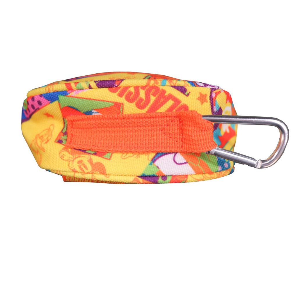 ミッキーマウス コンパクトポーチ イエロースマイル