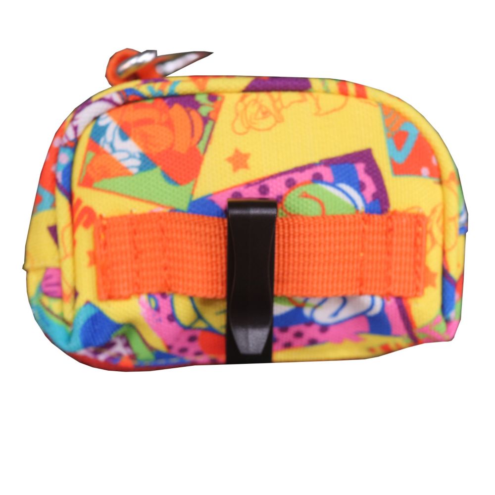 ミッキーマウス コンパクトポーチ イエロースマイル