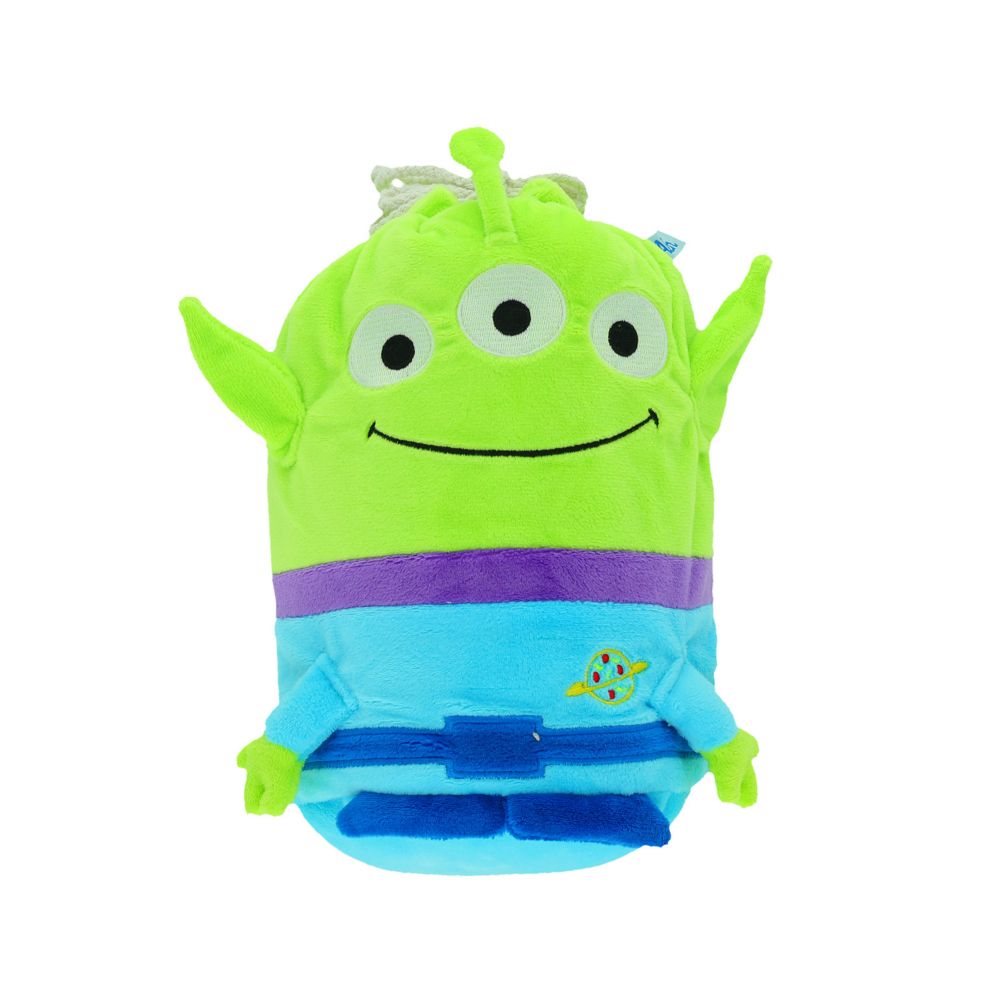 エイリアン マスコット巾着付きブランケット 「エイリアン/ふわふわ」