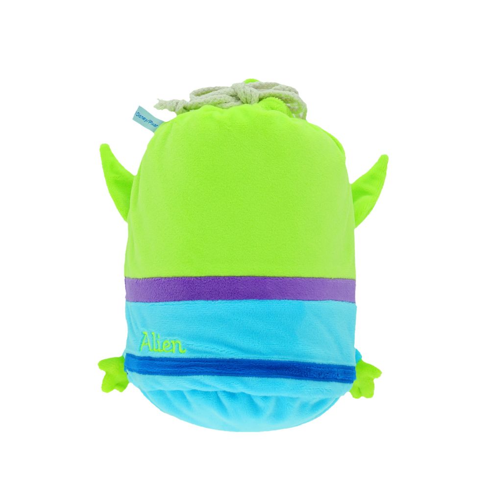 エイリアン マスコット巾着付きブランケット 「エイリアン/ふわふわ」