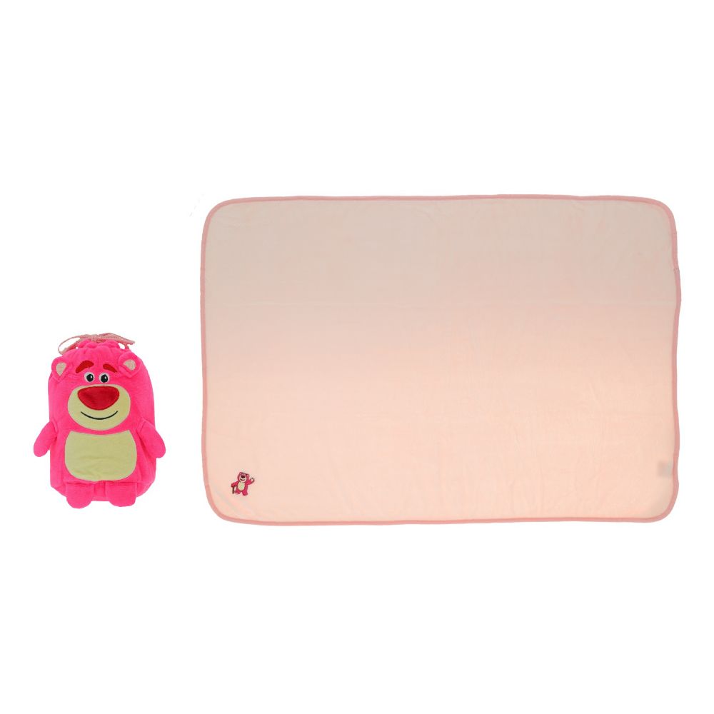 トイ・ストーリー マスコット巾着付きブランケット ロッツォ/ふわふわ