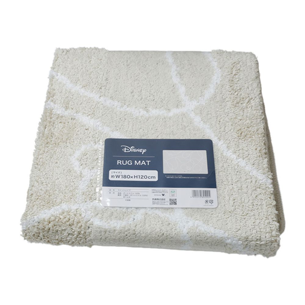 ミッキーマウス ラグマット(中) ラインシェイプ