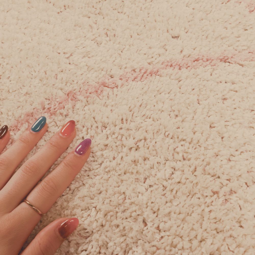 ミッキーマウス ラグマット(小) ラインシェイプスケッチ