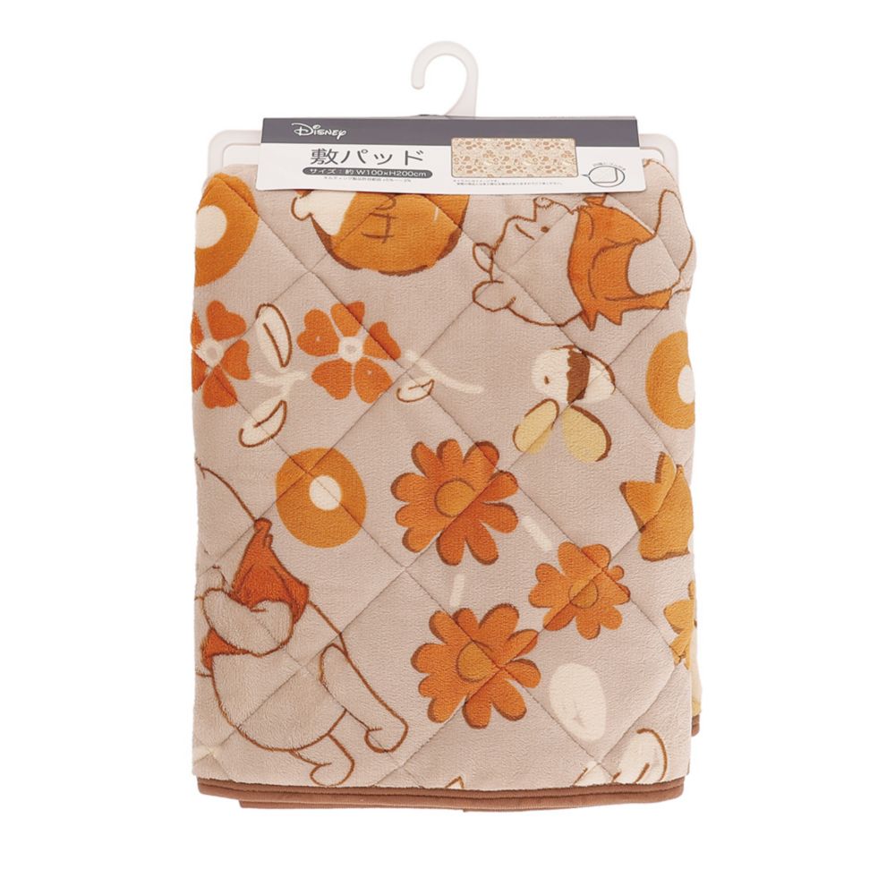 くまのプーさん 敷パッド ワームオレンジ