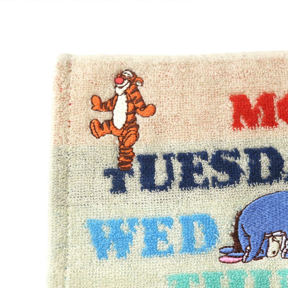 くまのプーさん ウォッシュタオル ウィークリー