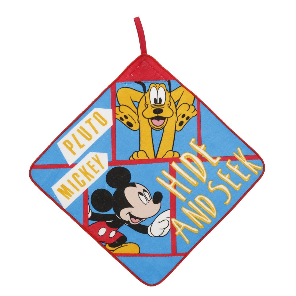 ミッキーマウス ループタオル3枚組 ハイドフレンズ