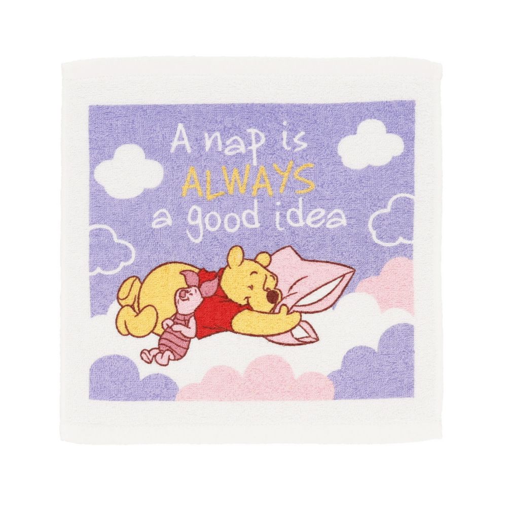 くまのプーさん ハンドタオル2枚組 しあわせなじかん