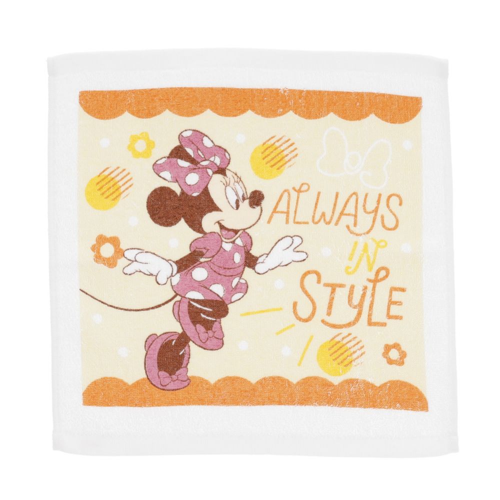 ミニーマウス ハンドタオル3枚組 フリルスタイル