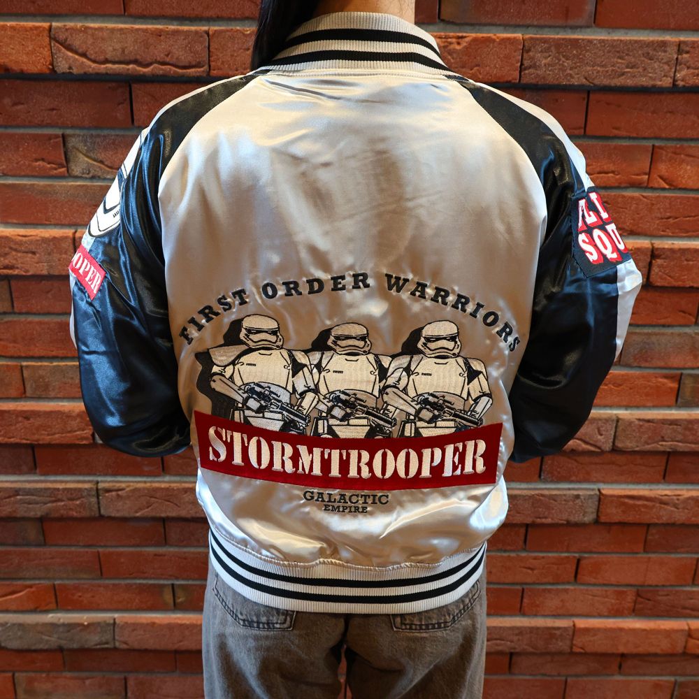 キャラジャン スターウォーズ スカジャン(L) シルバーガラクティック