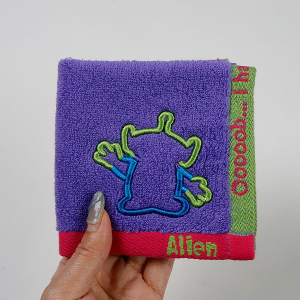 トイ・ストーリー ミニタオル パープルカラーライン