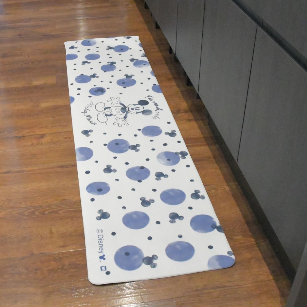 ミッキー キッチンマット　小 ドットパターン