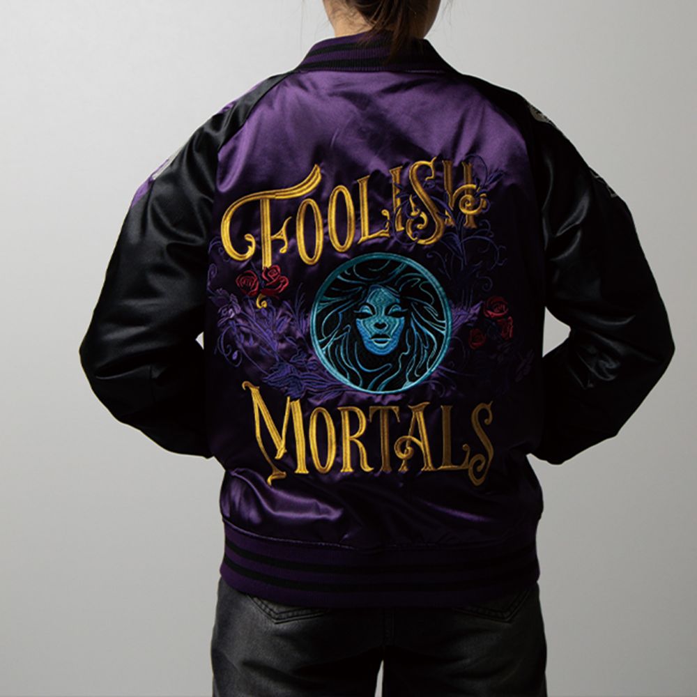 キャラジャン ホーンテッドマンション スカジャン(L) ファントムパープル