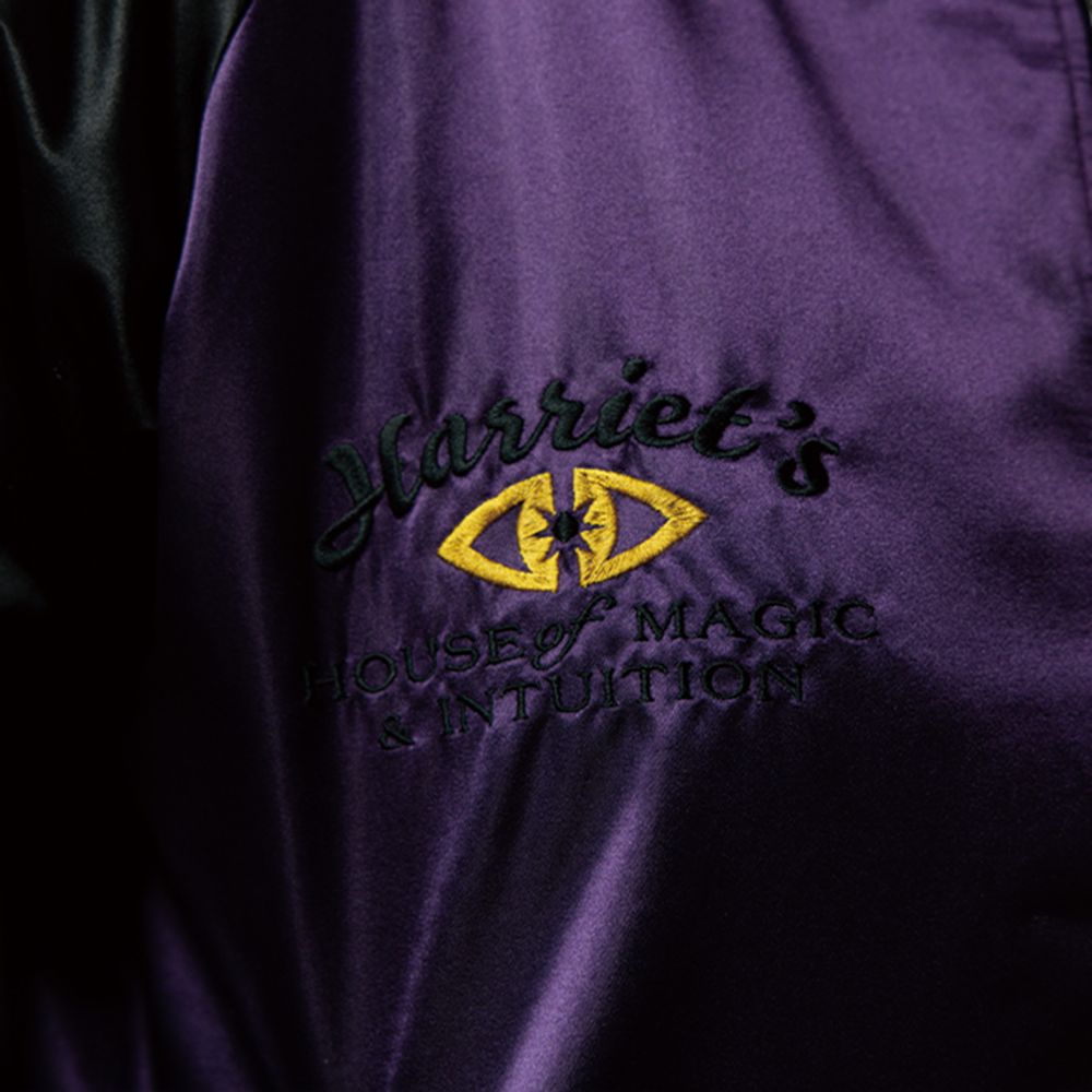 キャラジャン ホーンテッドマンション スカジャン(L) ファントムパープル