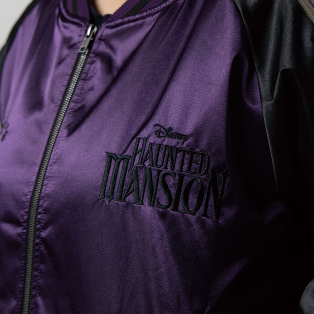 キャラジャン ホーンテッドマンション スカジャン(L) ファントムパープル