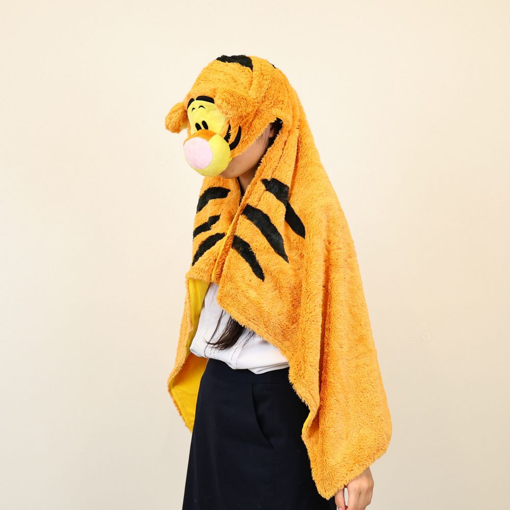 くまのプーさん フード付きブランケット ファニーフード