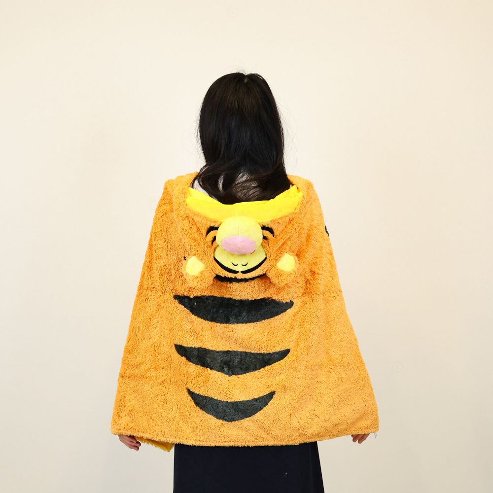 くまのプーさん フード付きブランケット ファニーフード