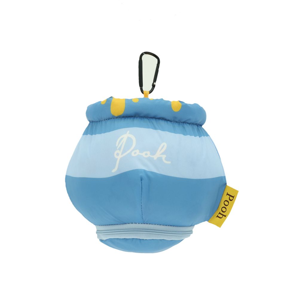 くまのプーさん ポーチ付きブランケット ハニービーイエロー