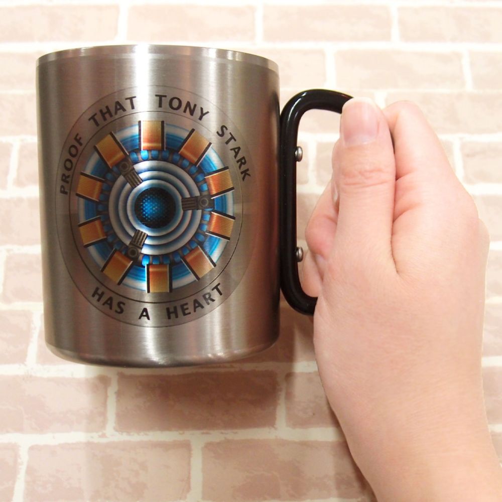 MARVEL COLLECTION(マーベルコレクション)/カラビナマグ アークリアクター<br>カラビナ/カラビナマグ/マグカップ/コップ/アイアンマン/トニー/スターク/トニースターク/リアクター/エンドゲーム