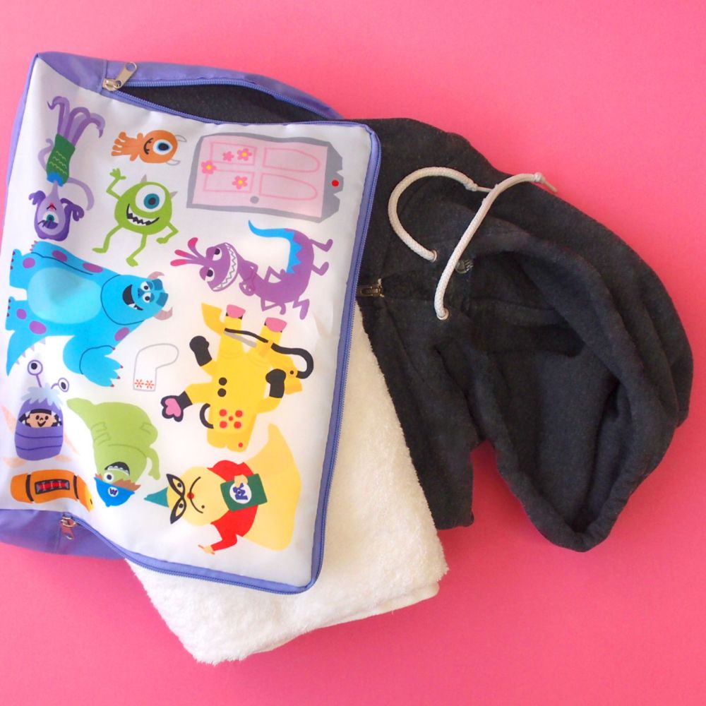 Pixar Collection/トラベル収納バッグM/モンスターズインク