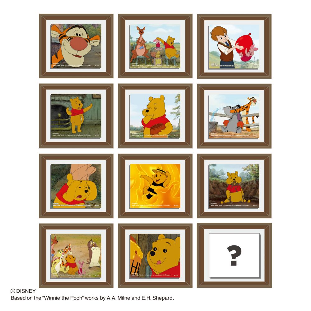 ディズニー フレームマグネット  プー ムービー/１２PCSアソート